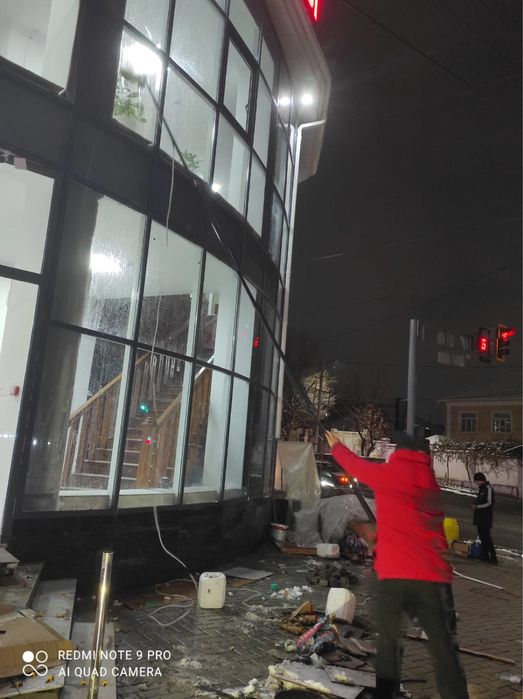 Мойка фасадов и окон