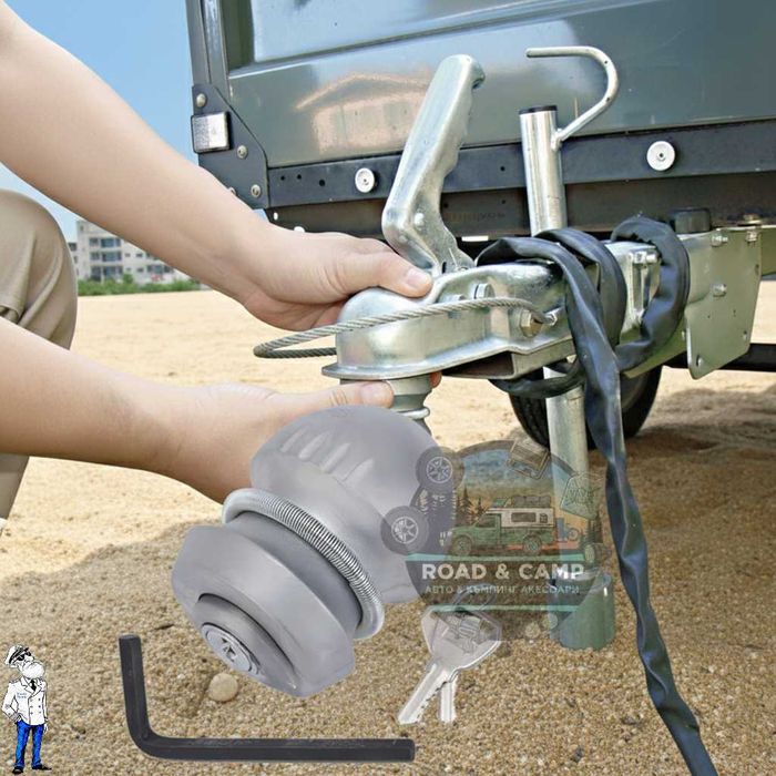 Заключващо устройство за ремарке, Метален катинар за теглич