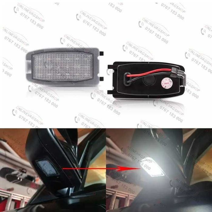 Set lampi LED oglinda Range Rover, Discovery, Freelander