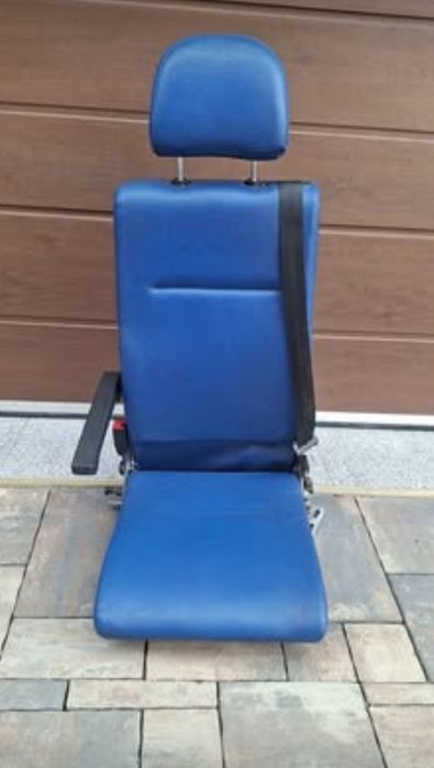 Scaun ghid autobuz microbuz piele cotiera sezut rabatabil talpa rotire