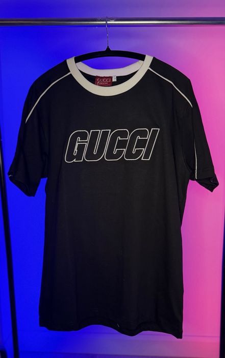 Tricou Gucci negru / bej L XL