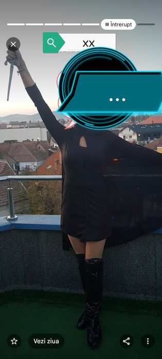 Costum halloween catwomen măr S