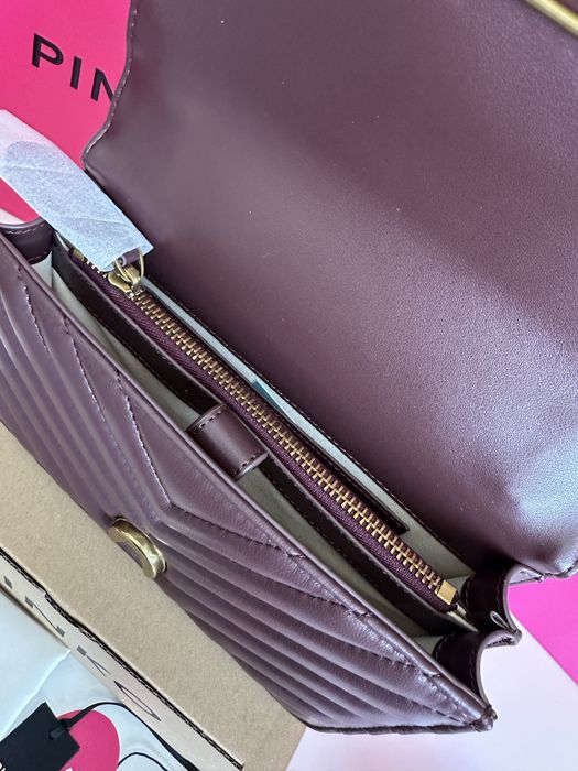 PINKO Small Chevron Love Bag One – оригинална чанта | НОВА