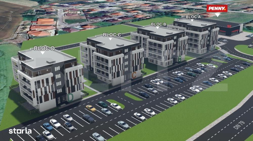 Apartament complex Green Residence Vest, 37 mp, loc de parcare inclus,