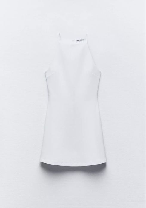 Дамска бяла рокля zara