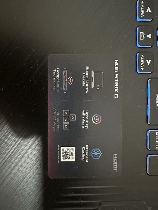 Laptop Gaming ASUS ROG Strix G731G – i7-9750H, 16GB RAM, GTX, 17.3” 144Hz IPS, SSD 512GB