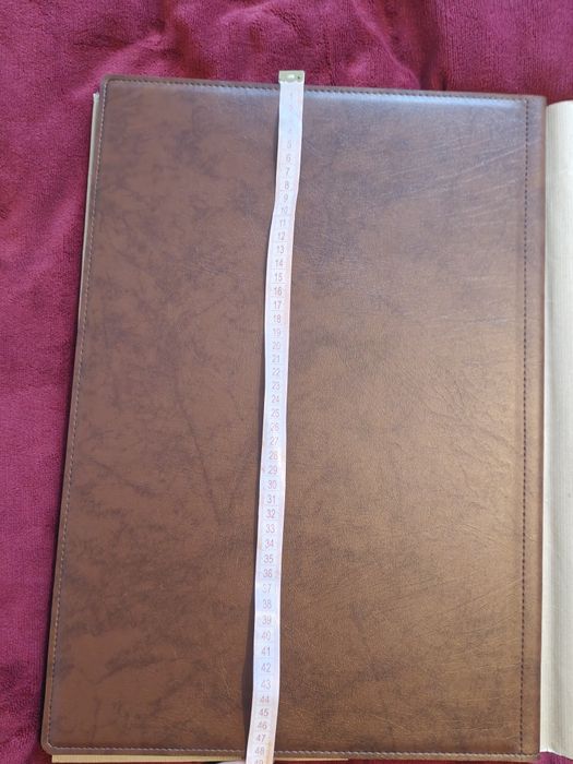 Mapă portofoliu piele naturală A3 – nouă, culoare maro