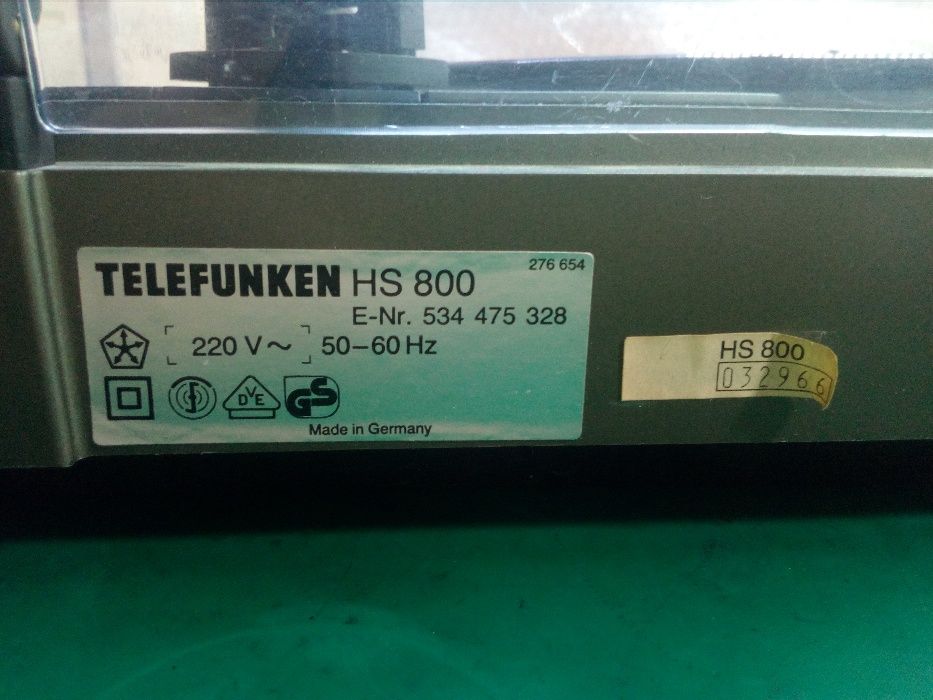 Продам проигрыватель HiFi Telefunken HS-800