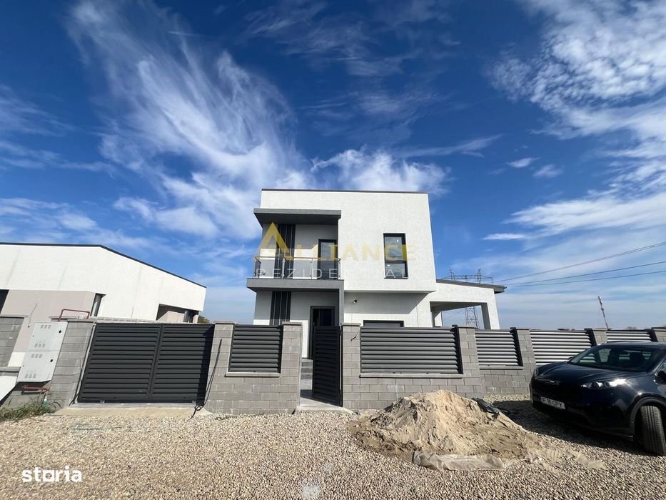 Vila moderna - P+1E- 3 dormitoare - 115 mp utili - teren 364 mp