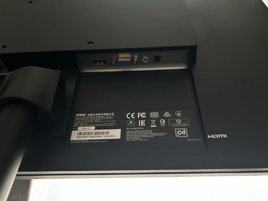 Монитор MSI 27 FHD IPS