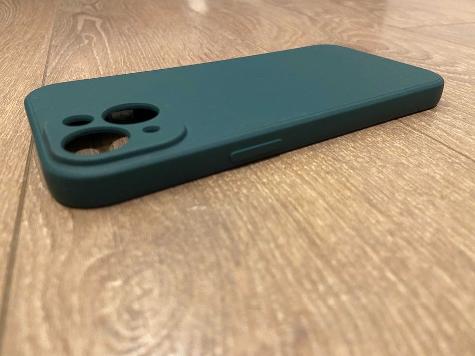 Силиконов кейс за Iphone 15, зелен мат