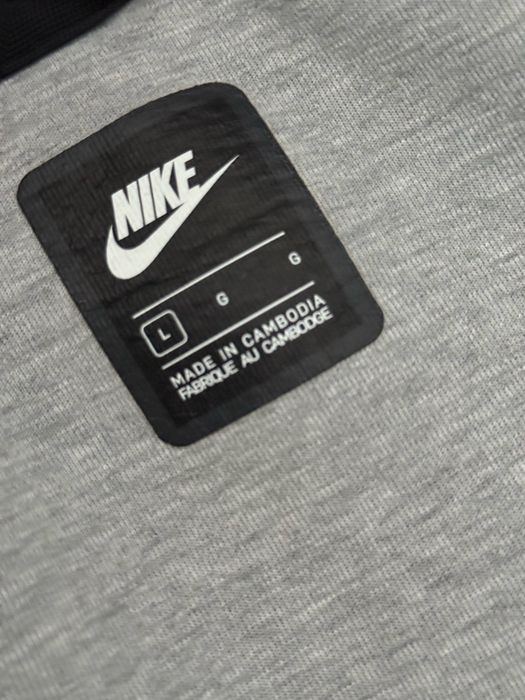 Горнище Nike Tech Fleece Сиво Размер - М