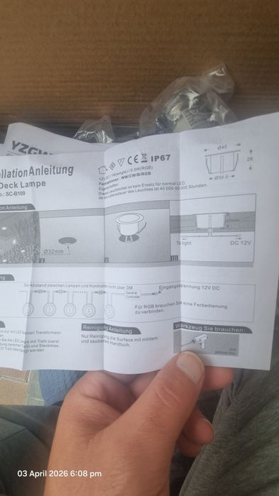 Spoturi terasa 10x RBG smart