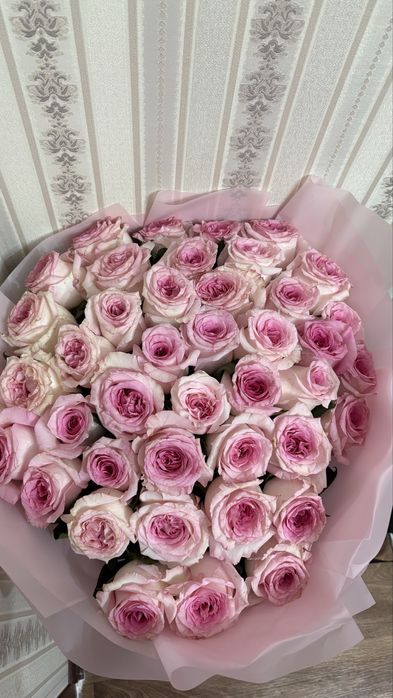 цветы метровые вчера подарили огромные розы