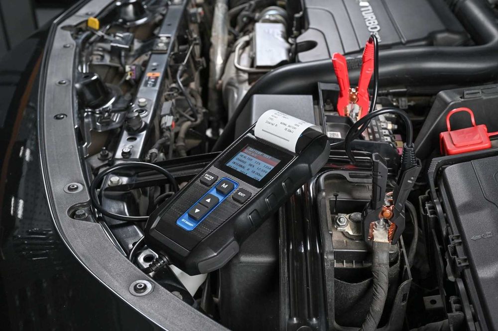 TOPDON BT300P – Професионален тестер за акумулатори 12V с принтер