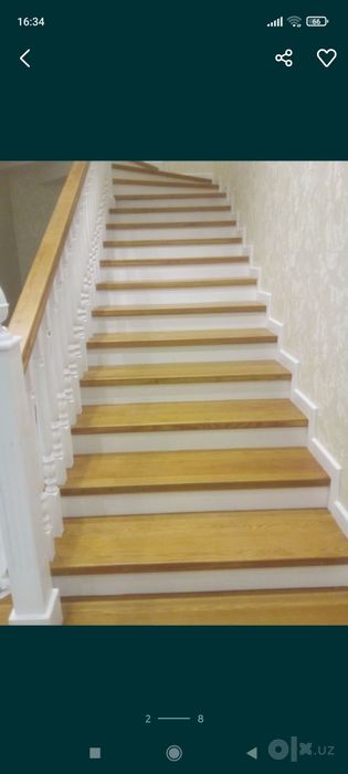 Лестница из дерево70$. Zina yogoch mdf