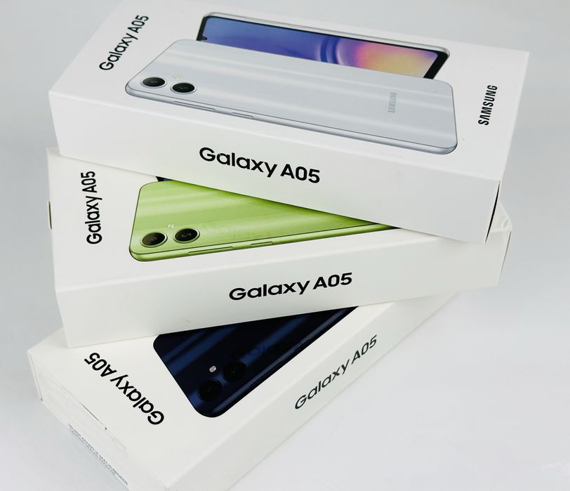 НОВ! Samsung A05 128GB 6RAM Black / Light Green 2г. Гаранция!