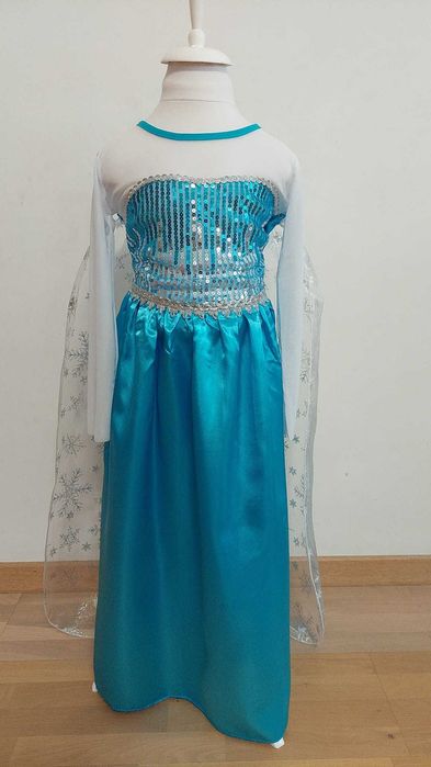 Rochita Printesa Elsa Frozen Craiasa Iernii Fulg Nea serbare Craciun