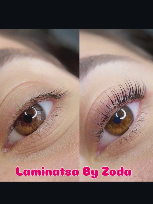 Laminatsiya qosh va kiprik