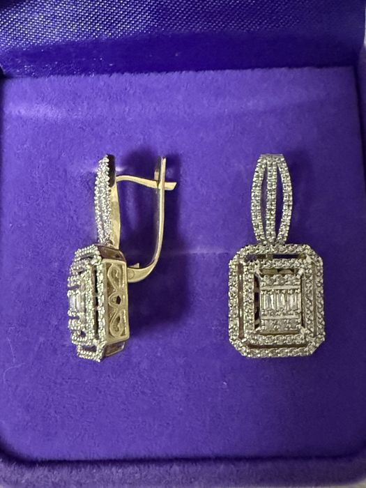 Бриллиантовые серьги
