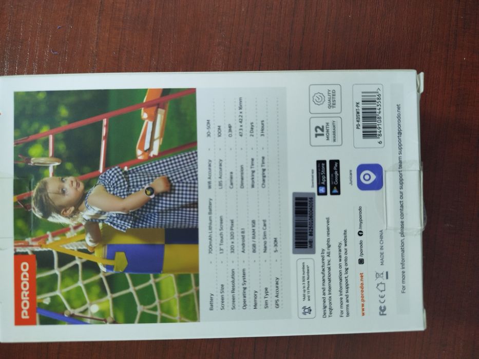 Смарт часы PORODO Kids Smart Watch 4G
