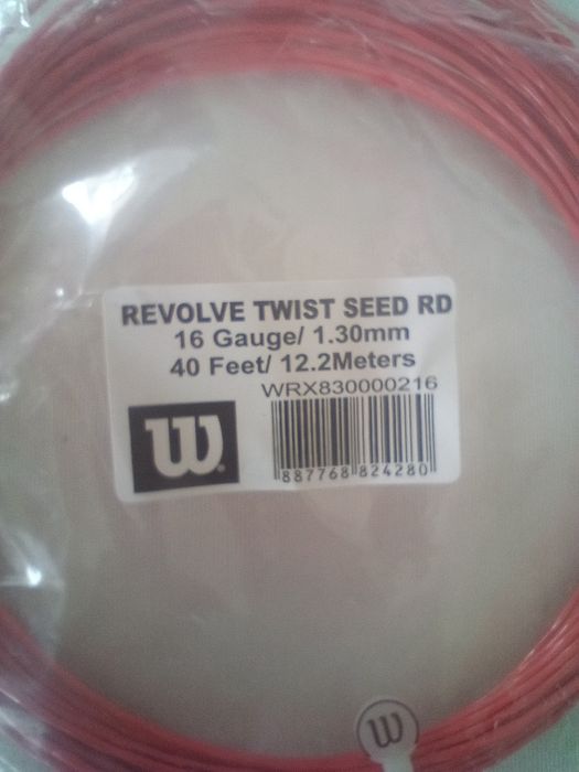 Wilson 16 Gauge/1,3mm 40feet/12,2 met кордаа за тенис на корт.
Цена 5 евро