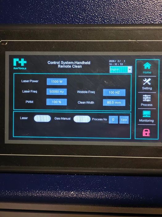 1500W Puls & continuous laser cleaning machine