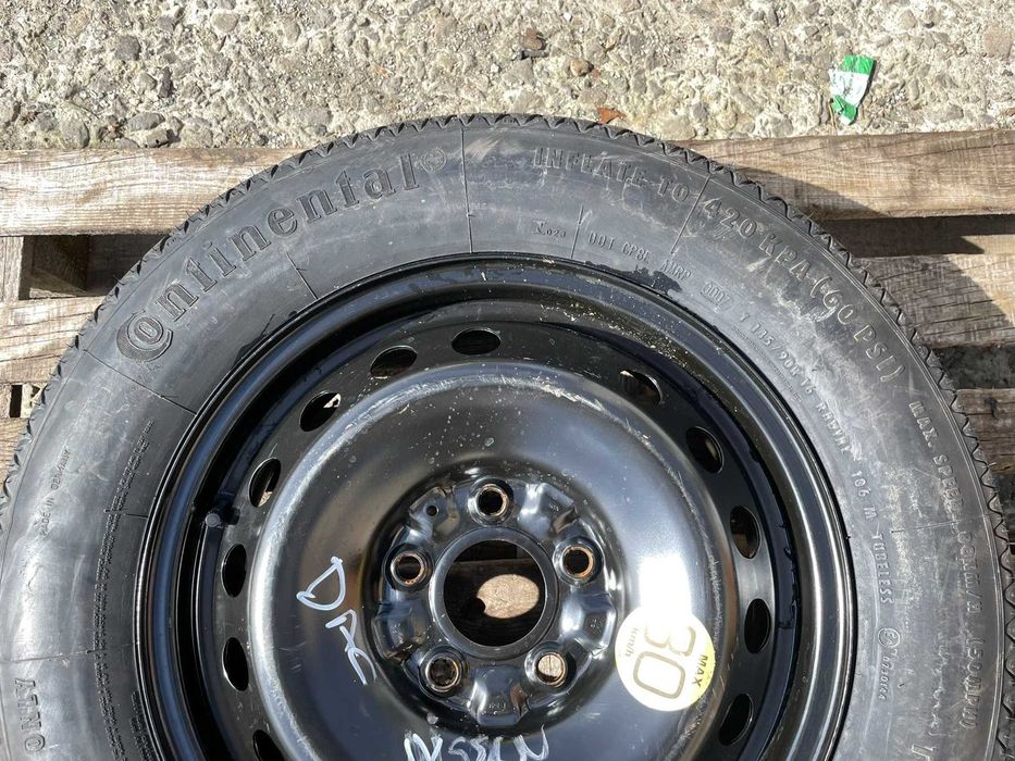 16 резервна джанта Патерица 5х114,3 Nissan Qashqai J10 Dacia Duster