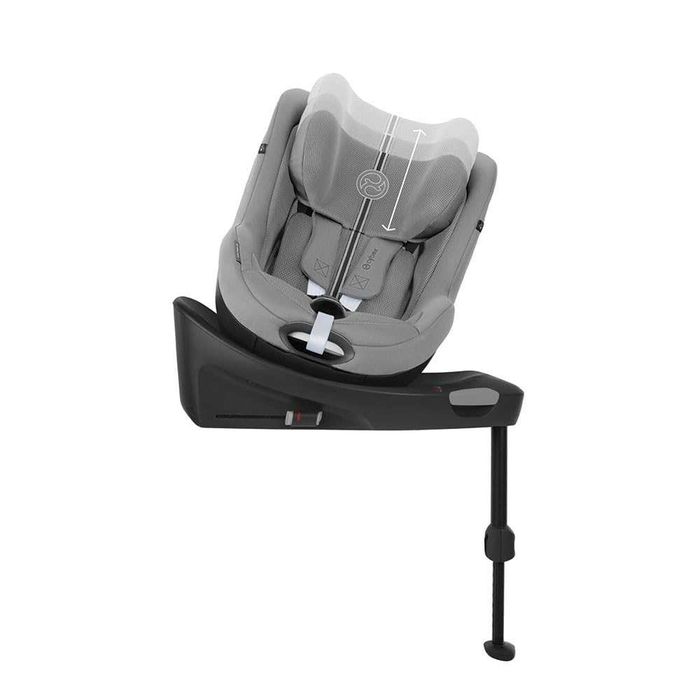 Ново Детско Бебешко Столче за Кола CYBEX Gold Sirona Gi i-Size Plus, 0-4 г, 40-105см, 2 години Гаранция, Сиво
