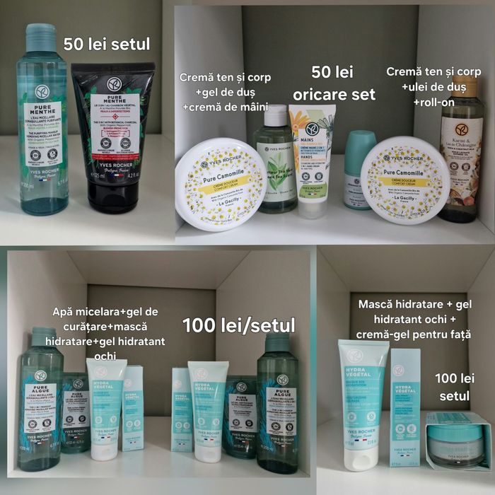 Set 6 sampoane Yves Rocher