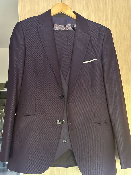 Costum barbati culoare mov