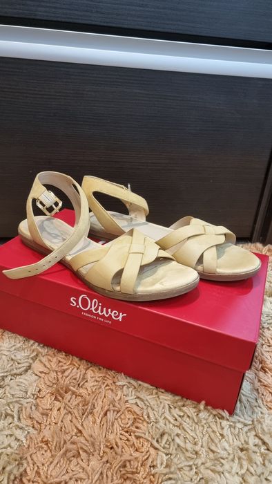 Sandale piele întoarsă S'Oliver