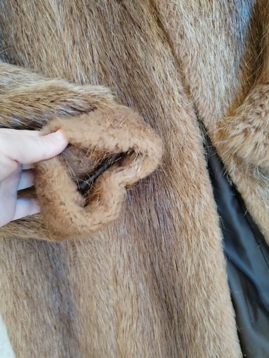 Blană naturală maro
