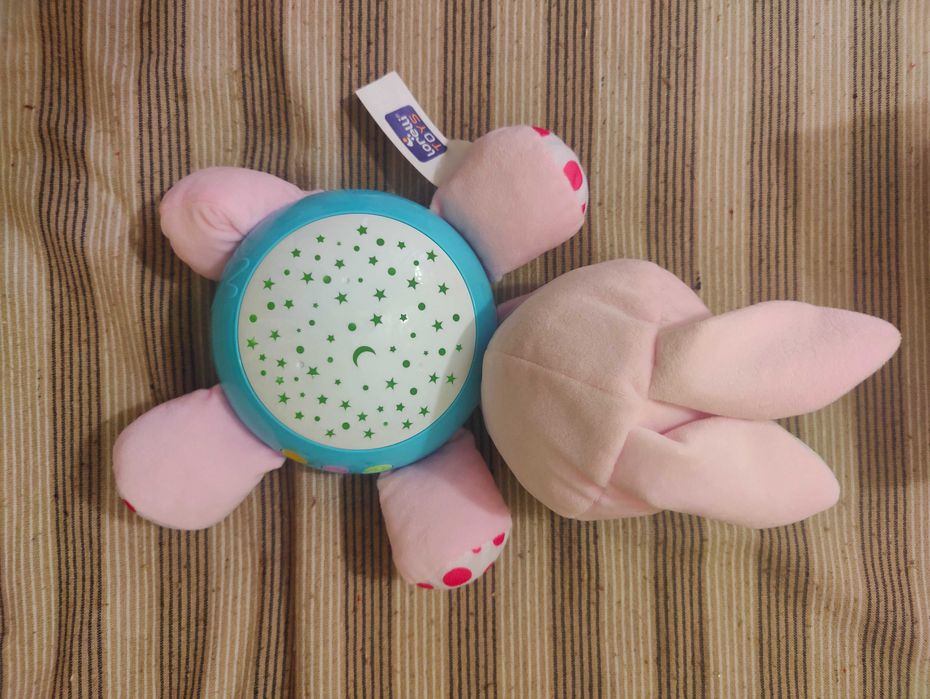 LORELLI Toys Нощна лампа с проектор ЗАЙЧЕ РОЗОВ