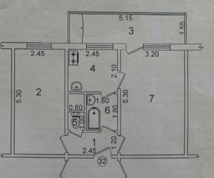 Продается квартира 2/3/4 Юнус Абад 8 квартал
