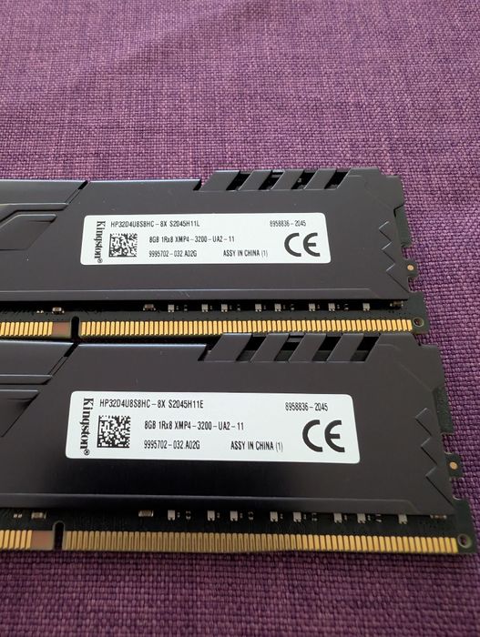 HyperX Fury 2x8gb DDR4 3200 кит