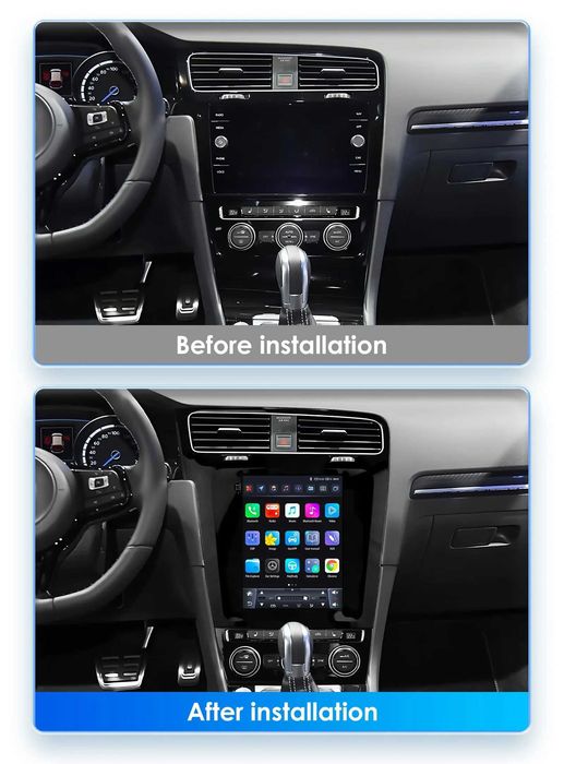 Мултимедия 9.7″ Android 14 VW GOLF 7 CARPLAY навигация DSP RDS GPS
