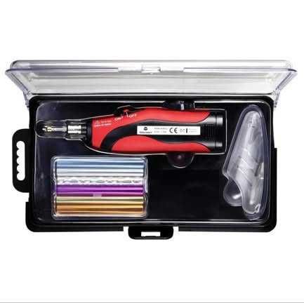 Комплект термописалка с фолио Toolcraft KBI6452, писалка с горещо фолио 4.5V/DC 1.5W, 0°C до 170°C, LED светлина