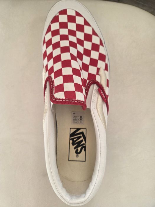 Vans кецове Classic Slip On, червени, текстил, 41 EU
