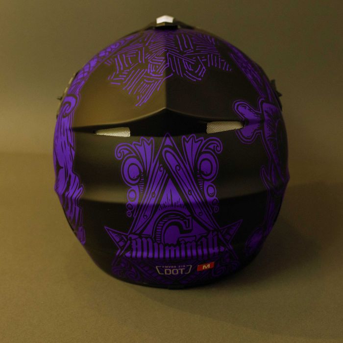 Каска с очила за ел. тротинетка , велосипед , мотокрос