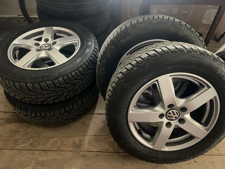 Jante aliaj Volkswagen R16 cauciucuri noi MS