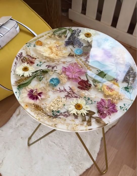 Маси от епоксидна смола и дърво