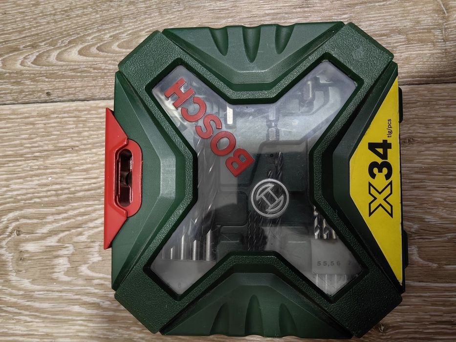 Набор бит и сверел 34 предмета Bosch