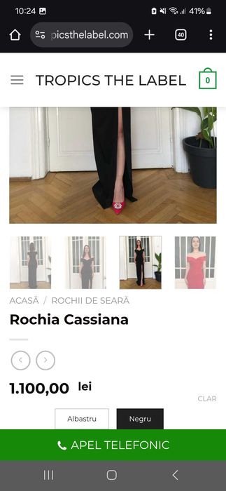 Rochie Tropics the label