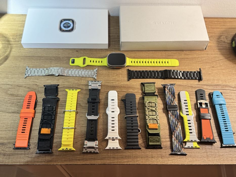 Apple Watch Ultra  + 14 curele diverse modele
