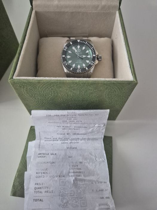 Ceas Gucci Dive 40mm Automat