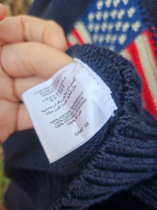 Gant пуловер с американското знаме мъжки М