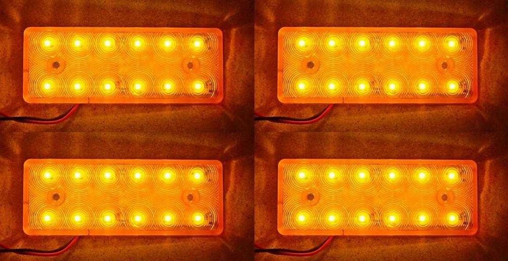 1 бр. диодни Лед LED габарити светлини лампи 12-24V  3 цвята