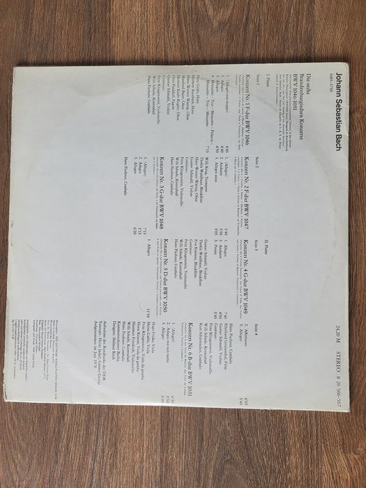 Vinil Bach, Bartok