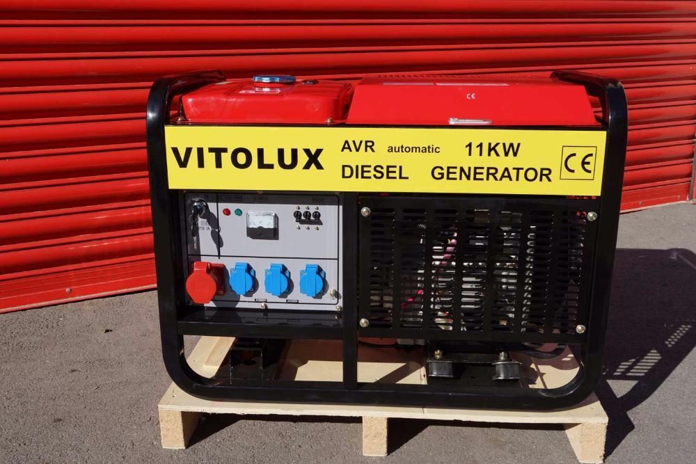 14KVA Дизелови Трифазни Генератори VITOLUX с електрически старт